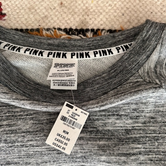 NWT Pink Sweatshirt - Picture 2 of 3